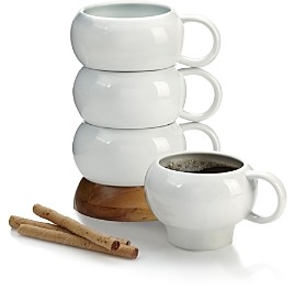 Bulbo Stackable Mugs, Set of 4