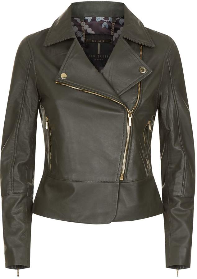 Lizia Leather Biker Jacket