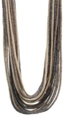 Multi Strand Signature Collar Necklace