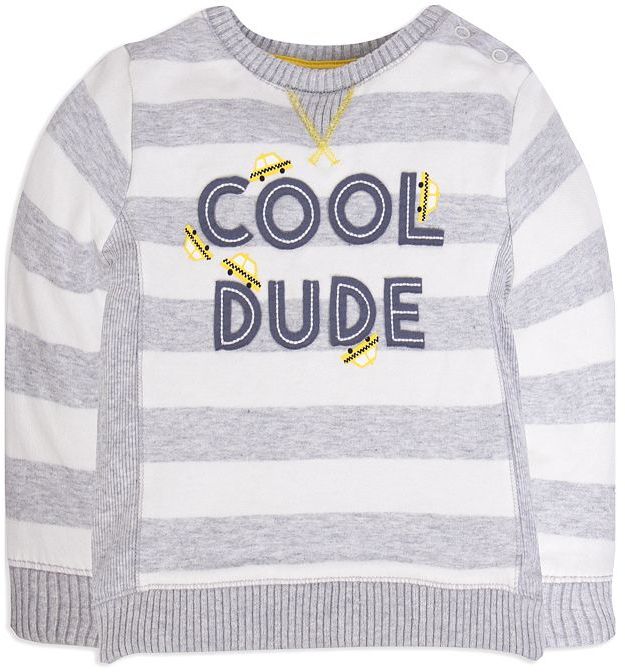 Kids Clothing- Mini Club Brand 15 Mini Club Baby Boys Sweat Top 'Cool Dude'