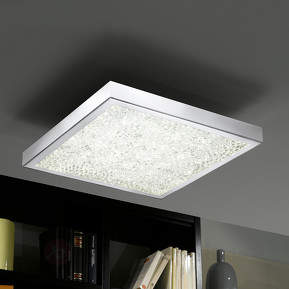 Mit RGB-LED - Kristall-Deckenleuchte Cardito 36,5