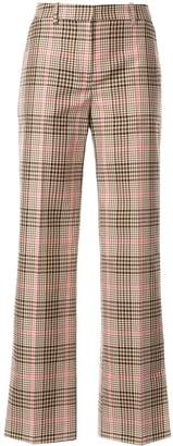 Baum und Pferdgarten plaid flared trousers
