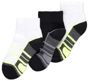 Feel Fresh Trainer Liner Socks 3 Pack