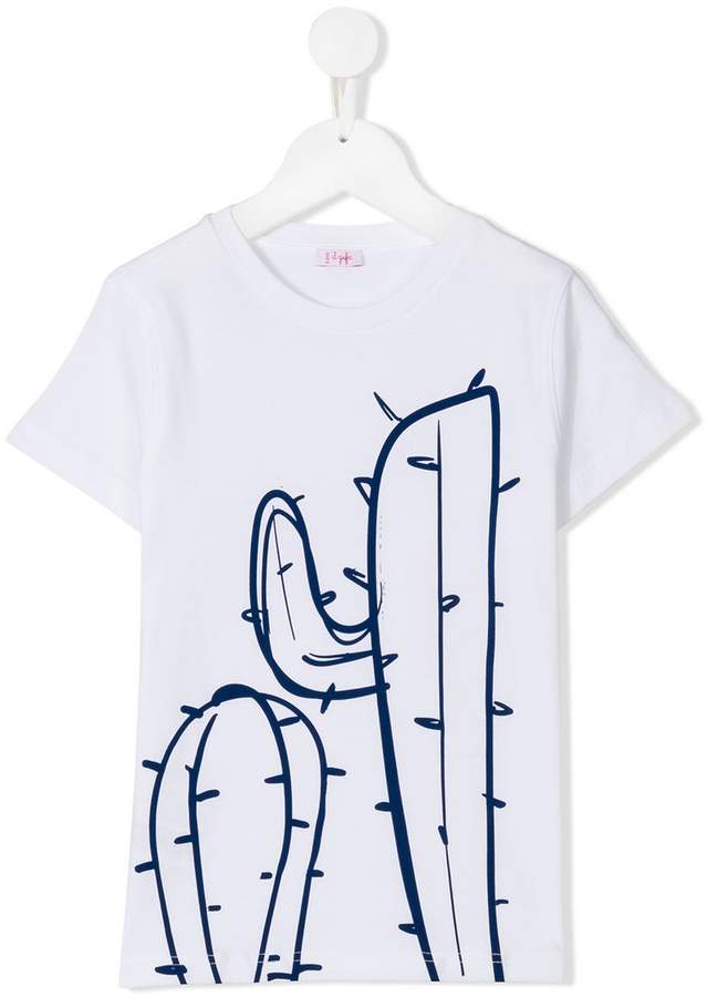 T-Shirt mit Kaktus-Print