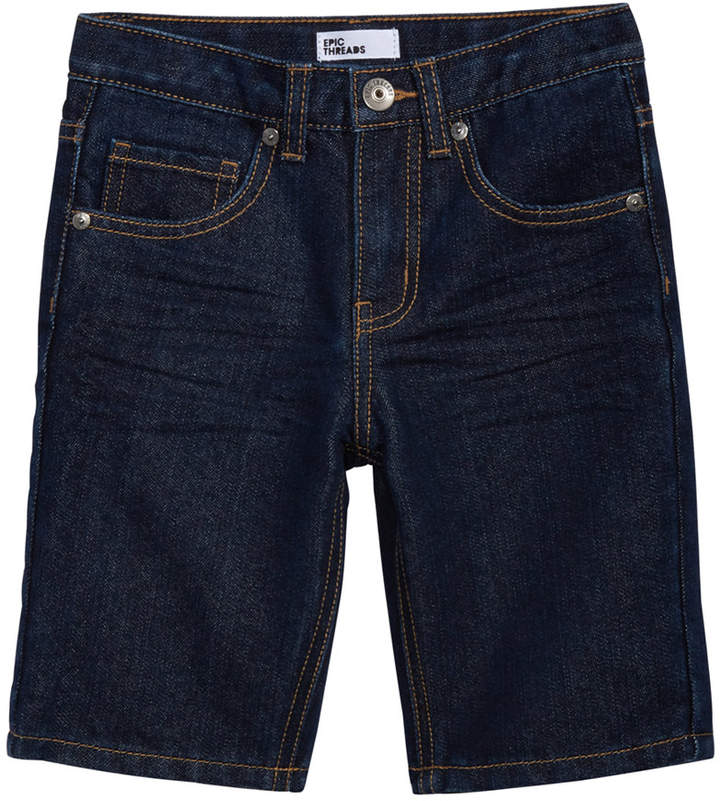 Clean Edge Denim Shorts, Little Boys, Created for Macy's