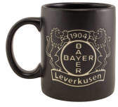 Fanmarken Bayer 04 Leverkusen Tasse ́ ́Black ́ ́, 0,3 l
