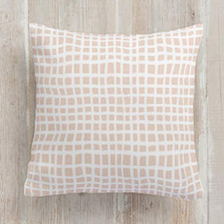 Soft Burlap Square Pillow
