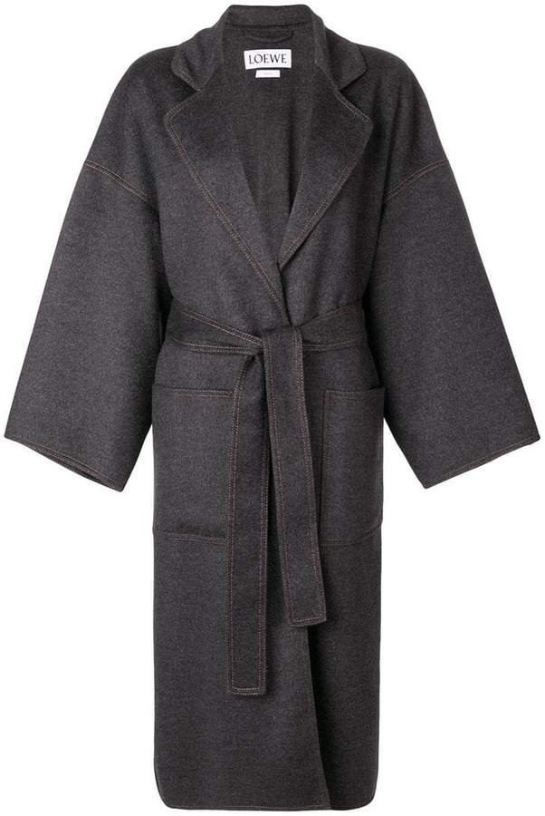 oversize belted coat