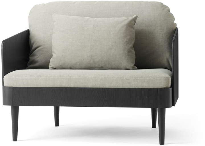 Menu - Septembre Sessel, schwarze Esche / Hellgrau