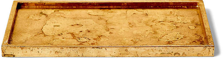 Luxe Rectangular Bath Tray - Gold