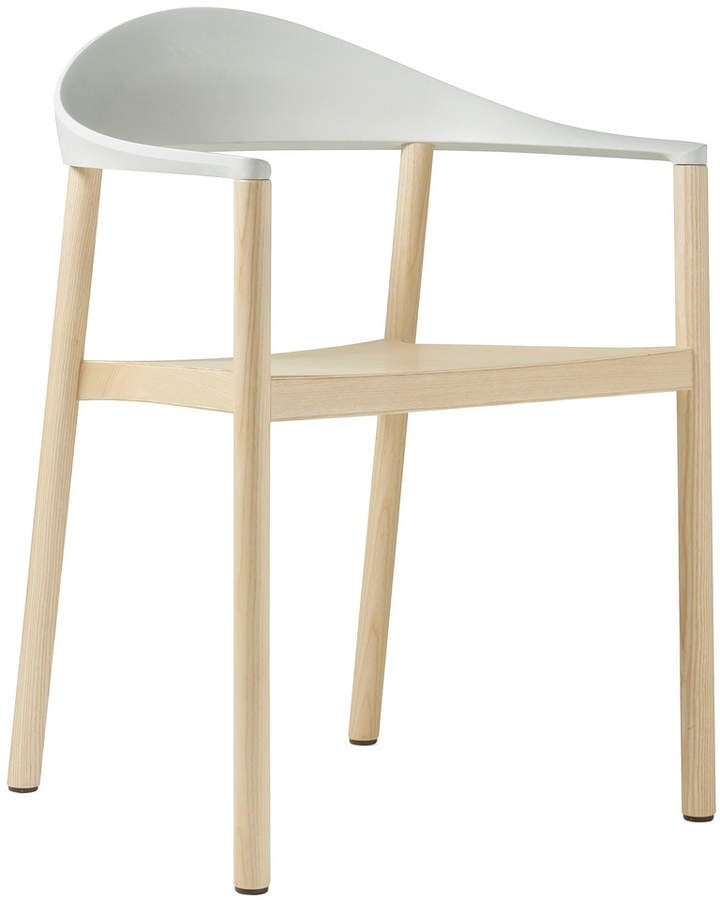 Monza Armlehnstuhl, Esche natur / Weiß