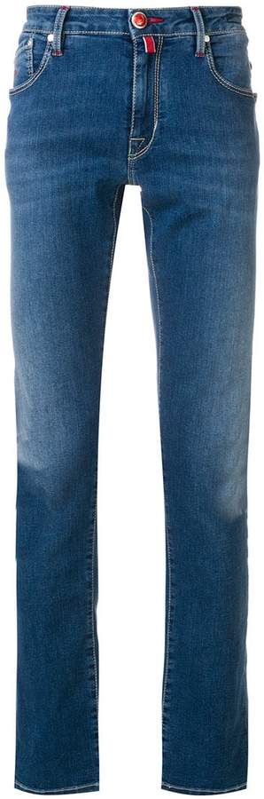 stonewashed stretch slim jeans