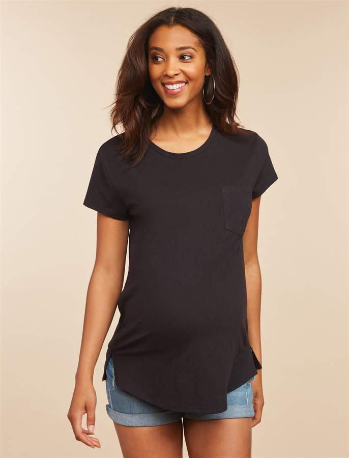 Motherhood Maternity Pocket Tee Maternity T Shirt