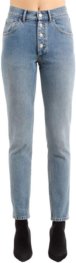 Hochtaillierte Jeans Aus Denim