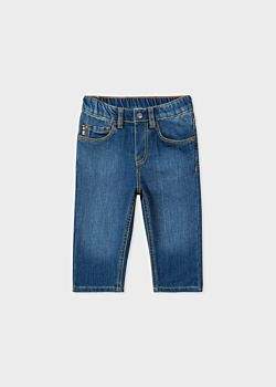 Baby Boys' Mid-Wash Denim 'Regis' Jeans