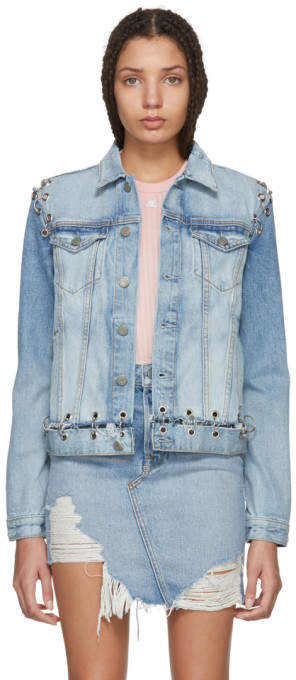 Blue Gia Hardware Denim Jacket
