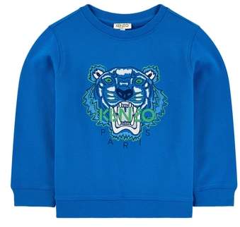 Embroidered Tiger Logo Sweatshirt