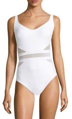 Buy Miraclesuit Swim Illusionists It's a Cinch Sheer-Panel Swimsuit!