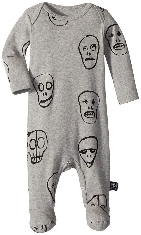 Skull Mask Footed Overall Boy's Overalls One Piece