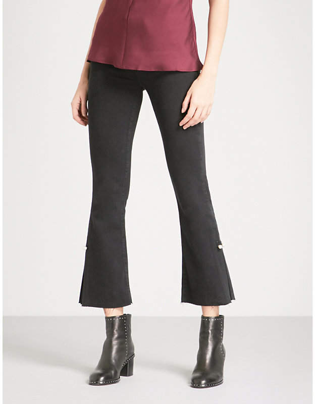 Colette flared high-rise jeans