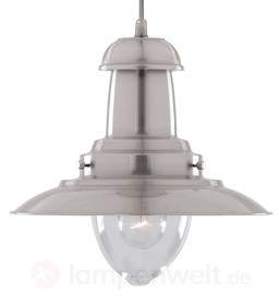Maritime Hängeleuchte FISHERMAN, silber