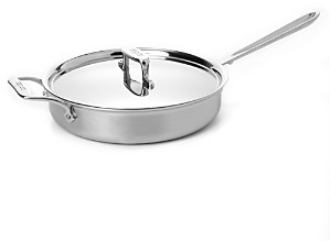 d5 Stainless Brushed 3 Quart Saute Pan with Lid