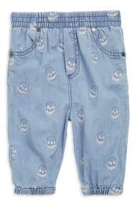 Baby's Pipkin Embroidered Chambray Cotton Pants