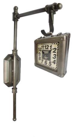 HTI-Line Suitcase Uhr Industriestyle