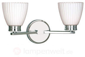 Wallingford - zweiflammige Bad-Wandleuchte