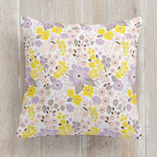 Gentle Blossom Square Pillow