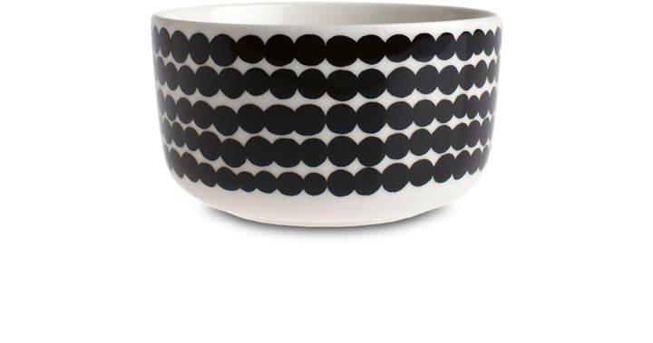 Oiva Räsymatto Schale, 500 ml, weiß / schwarz