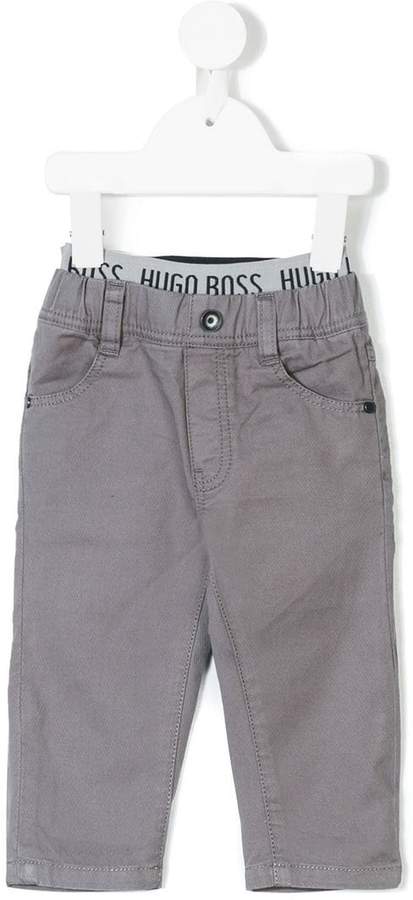 Boss Kids elasticated waistband trousers