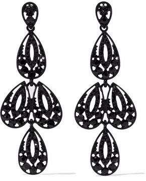 Crystal Enamel Earrings