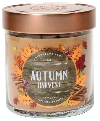 Signature Soy Jar Candle - 15.2oz - Autumn Harvest