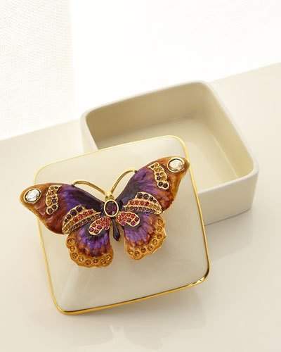 Butterfly Porcelain Box