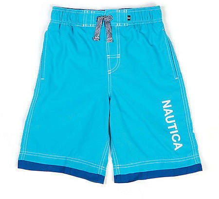 Toddler Boys' Signature Swim Trunks With Con Flange (2T-4T)