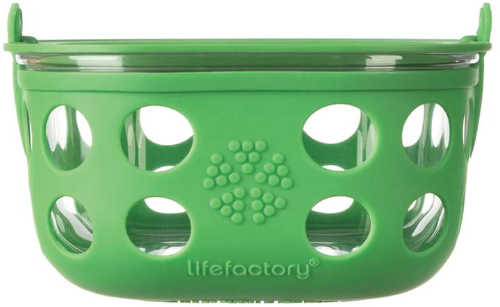 Lifefactory - Glas Food-Container 0.9 Liter, grün