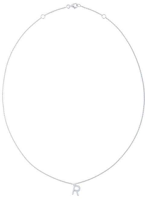 Alinka 18kt 'ALINKA ID' Weißgoldhalskette mit Diamanten