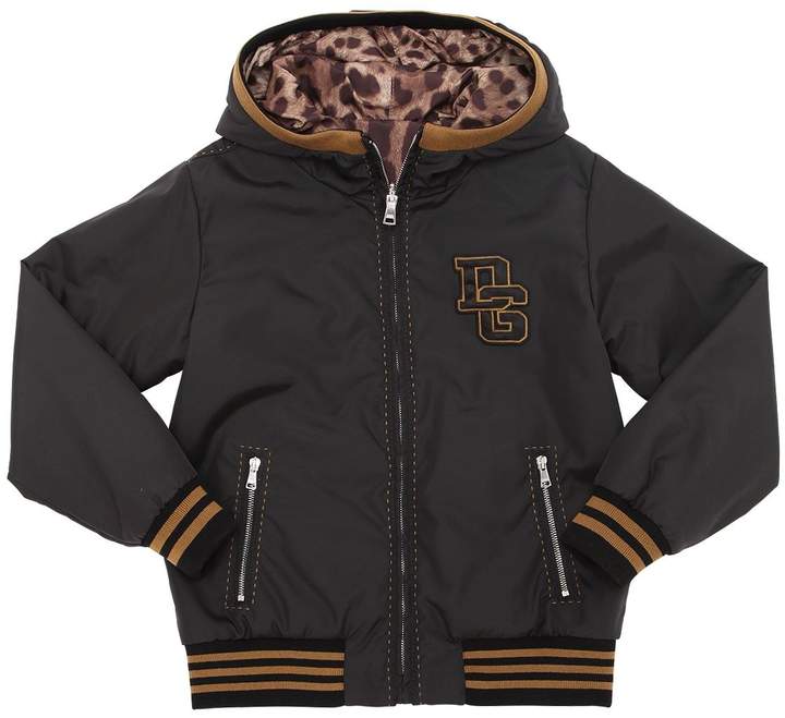 Patches Nylon Bomber Jacket