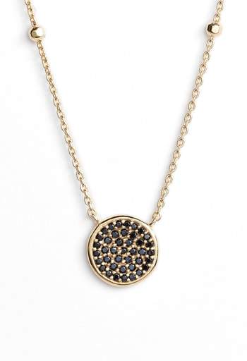 Round Pave Necklace