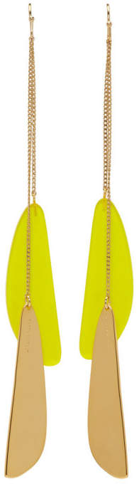 Yellow Double Other Potatoes Earrings