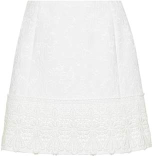 Jacquardrock aus Baumwollgemisch