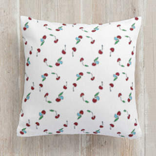 Cherries Self-Launch Square Pillows