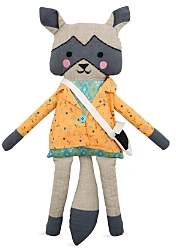 Madura Miss Raccoon Decorative Pillow, 18 x 6