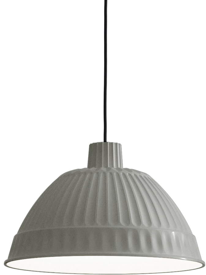 Cloche Pendelleuchte, Hellgrau