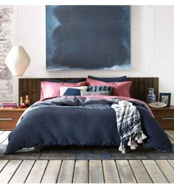 Pleated Duvet Cover & Sham Set