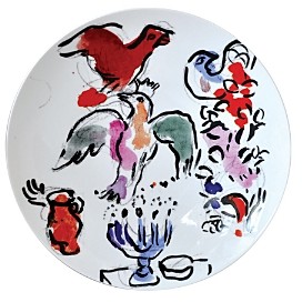 Marc Chagall Coupe Plate, Set of 6