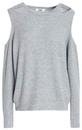 Cold-Shoulder Cutout French Terry Sweatshirt