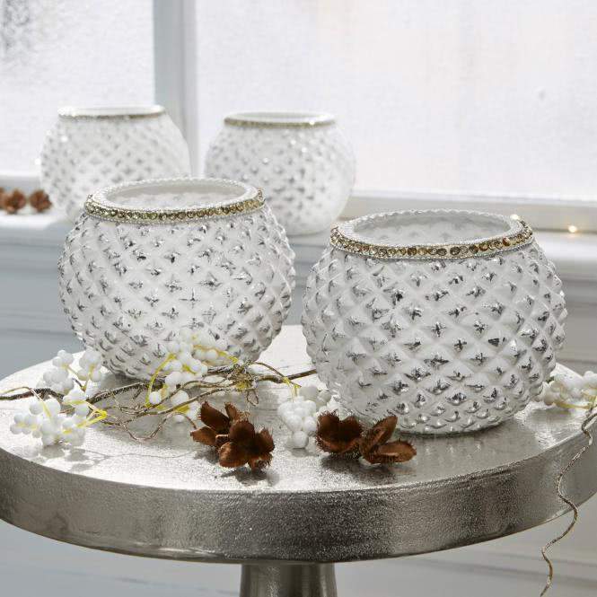 LOBERON Windlicht 4er Set Albé