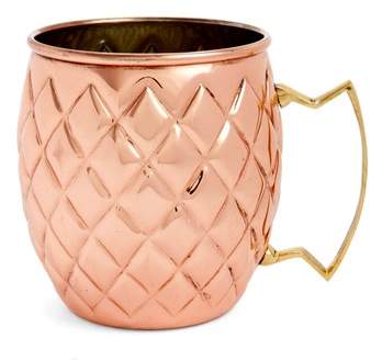 VISKI true fabrications Twine Pineapple Moscow Mule Mug